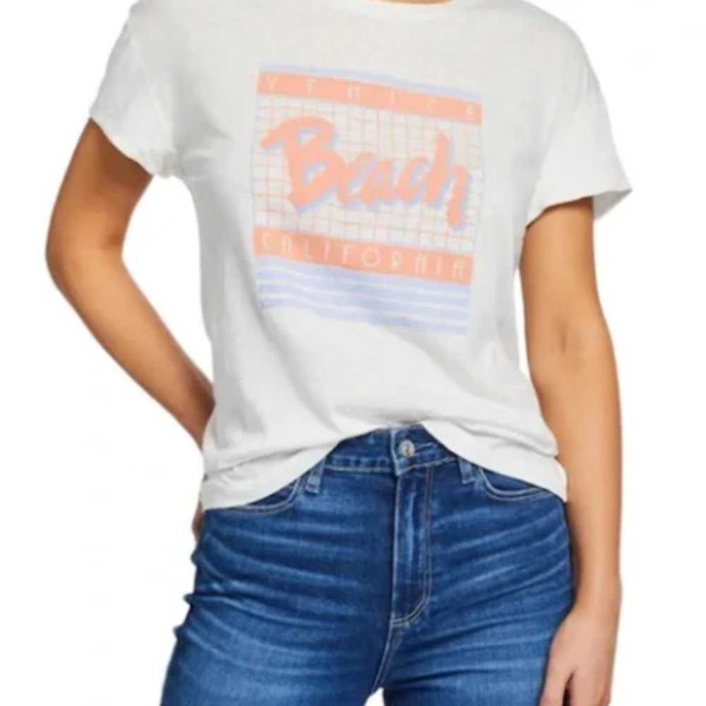PAIGE Venice Beach Tee Size Small